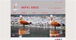 Desktop Screenshot of nepalbirds.com